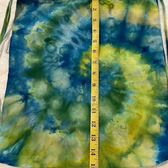 Hand crafted tie dye backpack bag. NWOT tags removed to dye - Picture 5 of 7